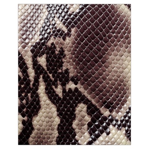 Snake Skin, Reptile Skin, Snake Skin Textures, Brown Snake Drawstring Pouch (XL) from ArtsNow.com Front