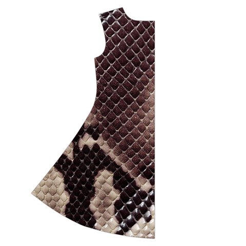 Snake Skin, Reptile Skin, Snake Skin Textures, Brown Snake Short Sleeve V Back Left