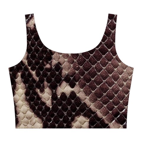 Snake Skin, Reptile Skin, Snake Skin Textures, Brown Snake Midi Sleeveless Dress from ArtsNow.com Top Front