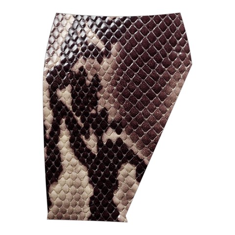 Snake Skin, Reptile Skin, Snake Skin Textures, Brown Snake Midi Wrap Pencil Skirt from ArtsNow.com  Front Right 