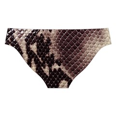 Snake Skin, Reptile Skin, Snake Skin Textures, Brown Snake Cross Back Hipster Bikini Set from ArtsNow.com Back Under