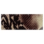 Snake Skin, Reptile Skin, Snake Skin Textures, Brown Snake Banner and Sign 8  x 3 