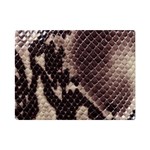 Snake Skin, Reptile Skin, Snake Skin Textures, Brown Snake Premium Plush Fleece Blanket (Mini)