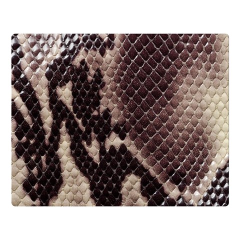 Snake Skin, Reptile Skin, Snake Skin Textures, Brown Snake Premium Plush Fleece Blanket (Large) from ArtsNow.com 80 x60  Blanket Front