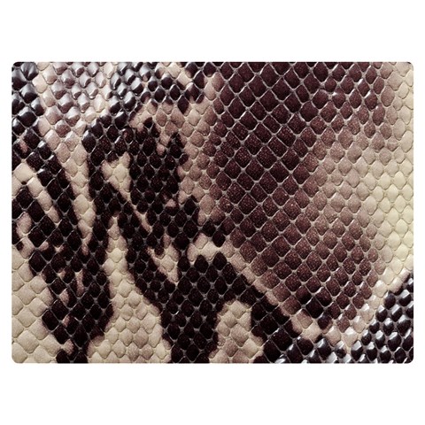 Snake Skin, Reptile Skin, Snake Skin Textures, Brown Snake Two Sides Premium Plush Fleece Blanket (Baby Size) from ArtsNow.com 40 x30  Blanket Back