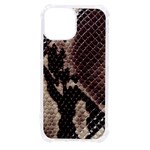 Snake Skin, Reptile Skin, Snake Skin Textures, Brown Snake iPhone 13 mini TPU UV Print Case