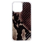 Snake Skin, Reptile Skin, Snake Skin Textures, Brown Snake iPhone 13 Pro Max TPU UV Print Case