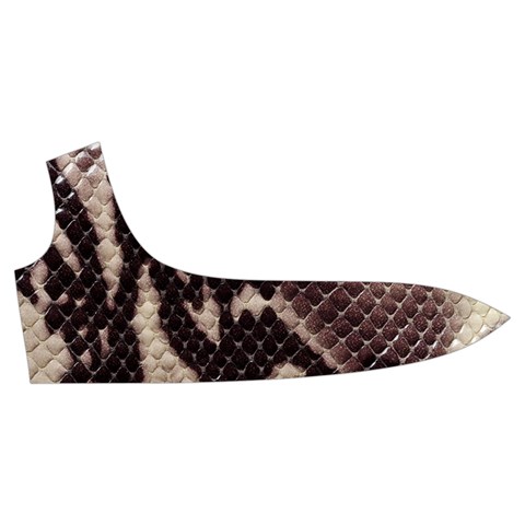 Snake Skin, Reptile Skin, Snake Skin Textures, Brown Snake Trumpet Sleeve Cropped Top from ArtsNow.com Front Right