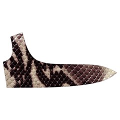 Snake Skin, Reptile Skin, Snake Skin Textures, Brown Snake Trumpet Sleeve Cropped Top from ArtsNow.com Front Right