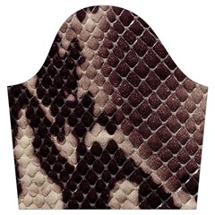 Snake Skin, Reptile Skin, Snake Skin Textures, Brown Snake Trumpet Sleeve Cropped Top from ArtsNow.com Sleeve Left