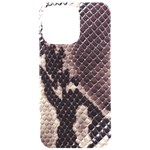 Snake Skin, Reptile Skin, Snake Skin Textures, Brown Snake iPhone 15 Pro Max Black UV Print PC Hardshell Case