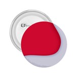 White Red Ripples 2.25  Buttons