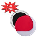 White Red Ripples 1.75  Magnets (100 pack) 