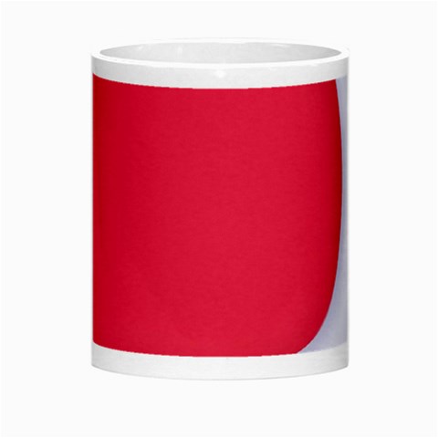 White Red Ripples Morph Mug from ArtsNow.com Center