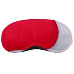 White Red Ripples Sleep Mask