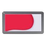 White Red Ripples Memory Card Reader (Mini)