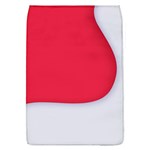 White Red Ripples Removable Flap Cover (L)