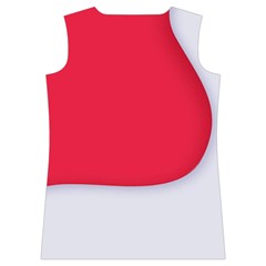 White Red Ripples Women s Basketball Tank Top from ArtsNow.com Back