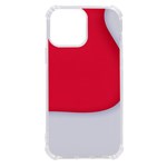 White Red Ripples iPhone 13 Pro Max TPU UV Print Case