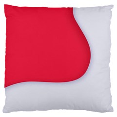 White Red Ripples 16  Baby Flannel Cushion Case (Two Sides) from ArtsNow.com Front