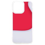 White Red Ripples iPhone 15 Plus TPU UV Print Case