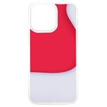 White Red Ripples iPhone 15 Pro Max TPU UV Print Case