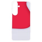 White Red Ripples Samsung Galaxy S24 6.2 Inch TPU UV Case