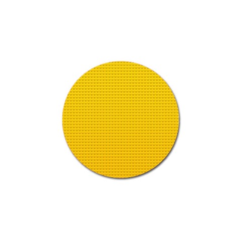 Yellow Lego Texture, Macro, Yellow Dots Background Golf Ball Marker from ArtsNow.com Front