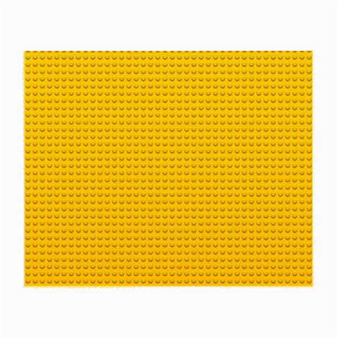 Yellow Lego Texture, Macro, Yellow Dots Background Small Glasses Cloth from ArtsNow.com Front