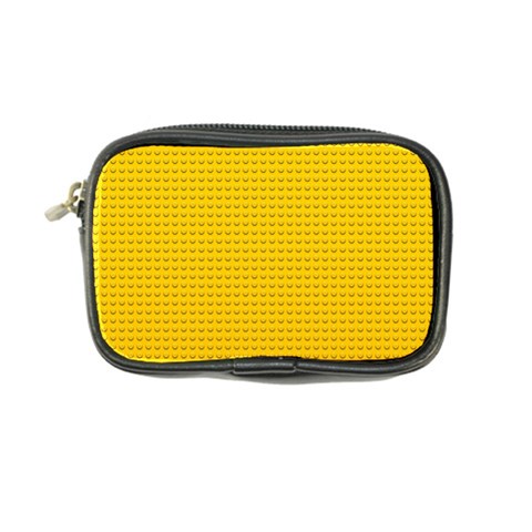 Yellow Lego Texture, Macro, Yellow Dots Background Coin Purse from ArtsNow.com Front