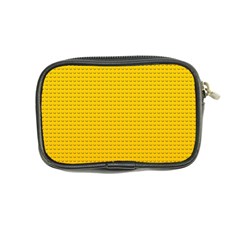 Yellow Lego Texture, Macro, Yellow Dots Background Coin Purse from ArtsNow.com Back