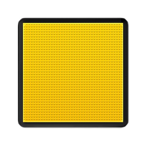 Yellow Lego Texture, Macro, Yellow Dots Background Memory Card Reader (Square) from ArtsNow.com Front