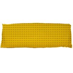 Yellow Lego Texture, Macro, Yellow Dots Background Body Pillow Case Dakimakura (Two Sides) from ArtsNow.com Front