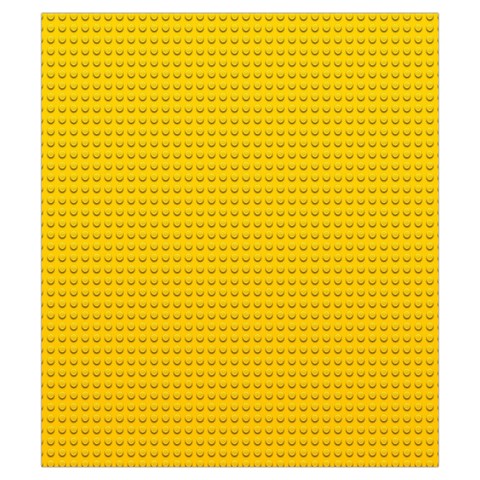 Yellow Lego Texture, Macro, Yellow Dots Background Drawstring Pouch (Small) from ArtsNow.com Front