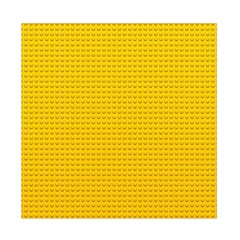 Yellow Lego Texture, Macro, Yellow Dots Background Duvet Cover Double Side (Full/ Double Size) from ArtsNow.com Front