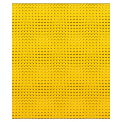 Yellow Lego Texture, Macro, Yellow Dots Background Drawstring Pouch (XS) from ArtsNow.com Front