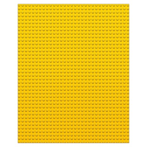 Yellow Lego Texture, Macro, Yellow Dots Background Drawstring Pouch (XL) from ArtsNow.com Front