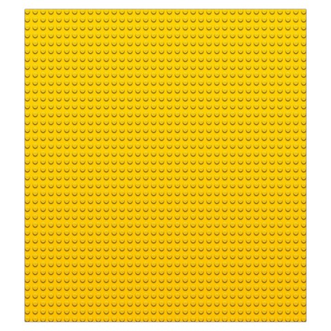 Yellow Lego Texture, Macro, Yellow Dots Background Drawstring Pouch (2XL) from ArtsNow.com Back