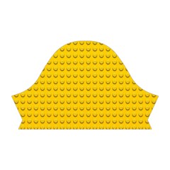 Yellow Lego Texture, Macro, Yellow Dots Background Short Sleeve V Left Sleeve