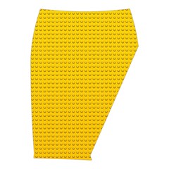 Yellow Lego Texture, Macro, Yellow Dots Background Midi Wrap Pencil Skirt from ArtsNow.com  Front Right 