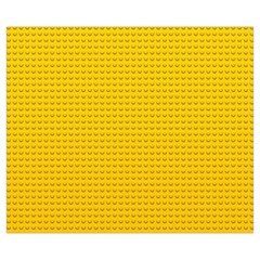 Yellow Lego Texture, Macro, Yellow Dots Background Zipper Medium Tote Bag from ArtsNow.com Front