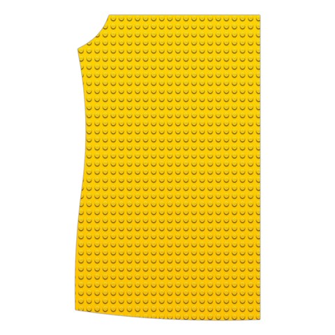 Yellow Lego Texture, Macro, Yellow Dots Background Women s Button Up Vest from ArtsNow.com Front Right