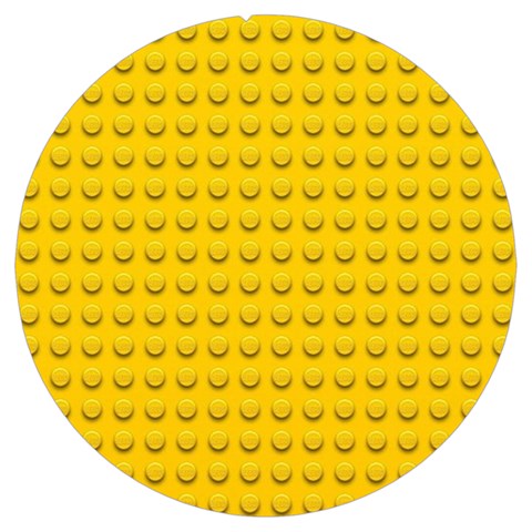 Yellow Lego Texture, Macro, Yellow Dots Background Everyday Shoulder Bag with Pouch Bag from ArtsNow.com Back