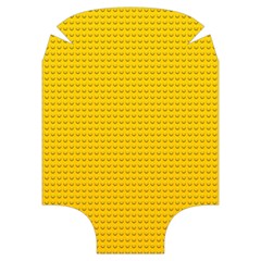 Yellow Lego Texture, Macro, Yellow Dots Background Luggage Cover (Medium) from ArtsNow.com Back