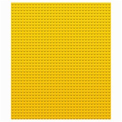 Yellow Lego Texture, Macro, Yellow Dots Background Kids  Hooded Rain Ponchos from ArtsNow.com Hood Left