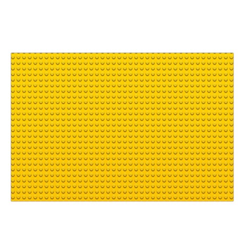 Yellow Lego Texture, Macro, Yellow Dots Background Waist Pouch (Small) from ArtsNow.com Loop