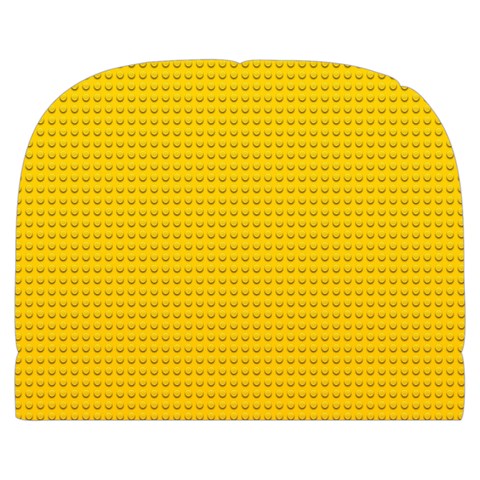 Yellow Lego Texture, Macro, Yellow Dots Background Make Up Case (Large) from ArtsNow.com Front