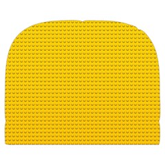 Yellow Lego Texture, Macro, Yellow Dots Background Make Up Case (Large) from ArtsNow.com Front