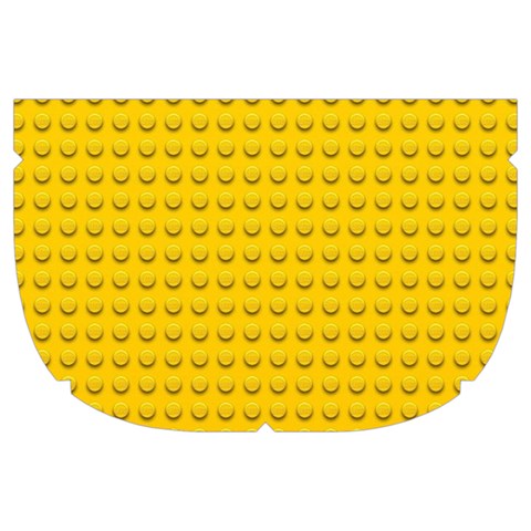 Yellow Lego Texture, Macro, Yellow Dots Background Make Up Case (Large) from ArtsNow.com Side Left