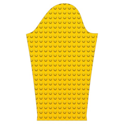 Yellow Lego Texture, Macro, Yellow Dots Background Kids  Midi Sailor Dress from ArtsNow.com Sleeve Right